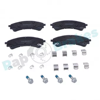 Jeu de 4 plaquettes de frein avant RAP BRAKES R-P1743