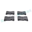 Jeu de 4 plaquettes de frein avant RAP BRAKES R-P1753 - Visuel 1