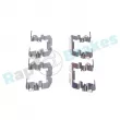 Jeu de 4 plaquettes de frein arrière RAP BRAKES R-P1755 - Visuel 2