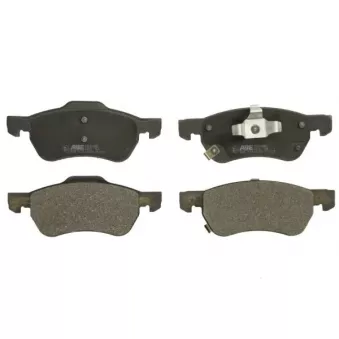 Jeu de 4 plaquettes de frein avant ABE