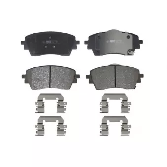 Jeu de 4 plaquettes de frein avant ABE