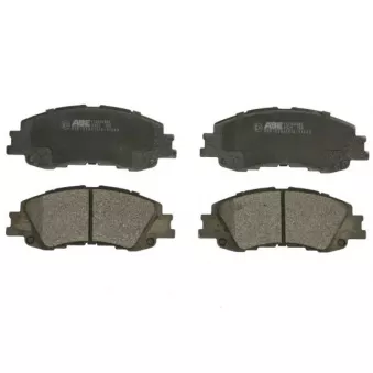 Jeu de 4 plaquettes de frein avant ABE