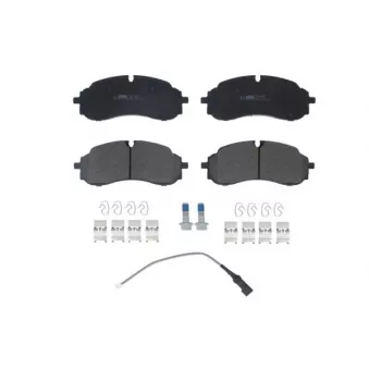 Jeu de 4 plaquettes de frein avant ABE