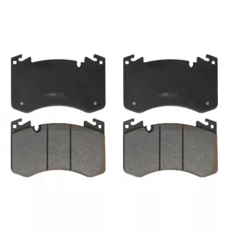 Jeu de 4 plaquettes de frein avant ABE