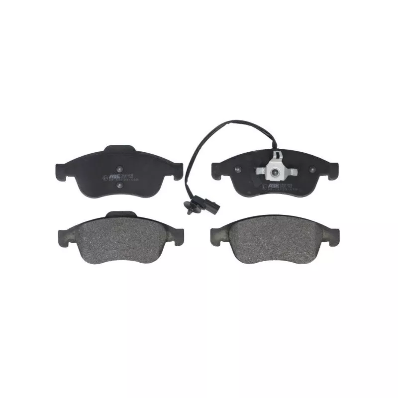 Jeu de 4 plaquettes de frein avant ABE C1M083ABE