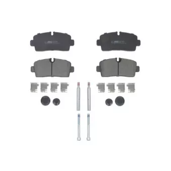 Jeu de 4 plaquettes de frein avant ABE