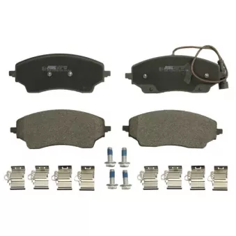 Jeu de 4 plaquettes de frein avant ABE