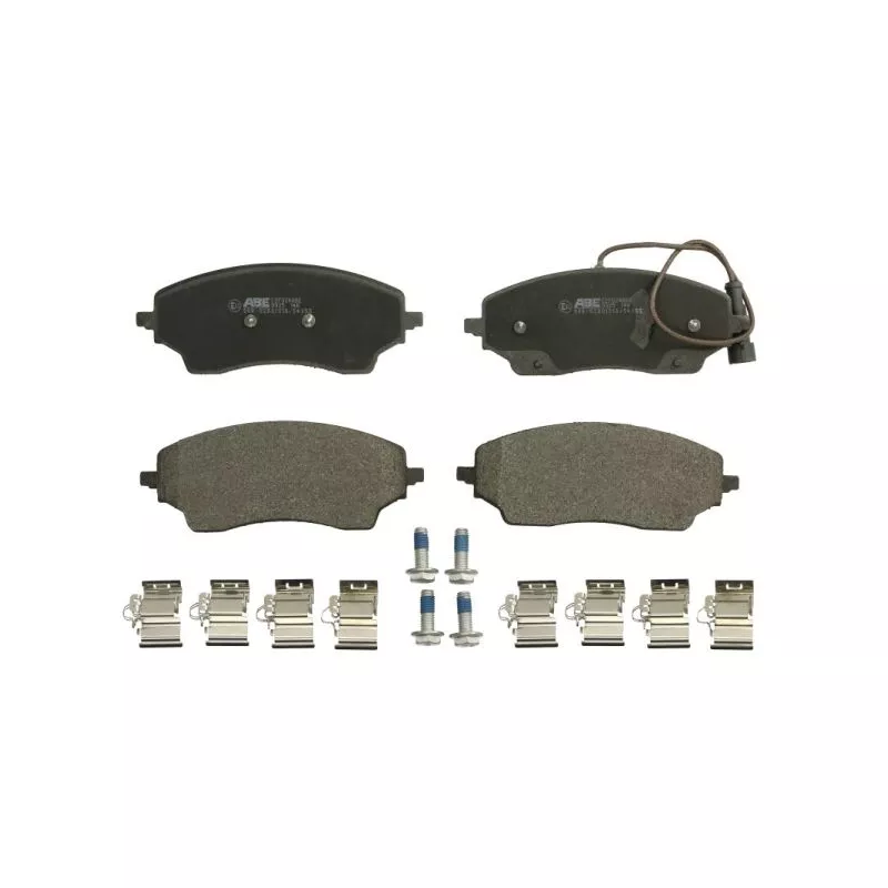Jeu de 4 plaquettes de frein avant ABE C2F024ABE