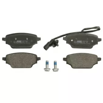 Jeu de 4 plaquettes de frein avant ABE