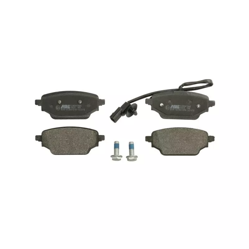 Jeu de 4 plaquettes de frein avant ABE C2M047ABE