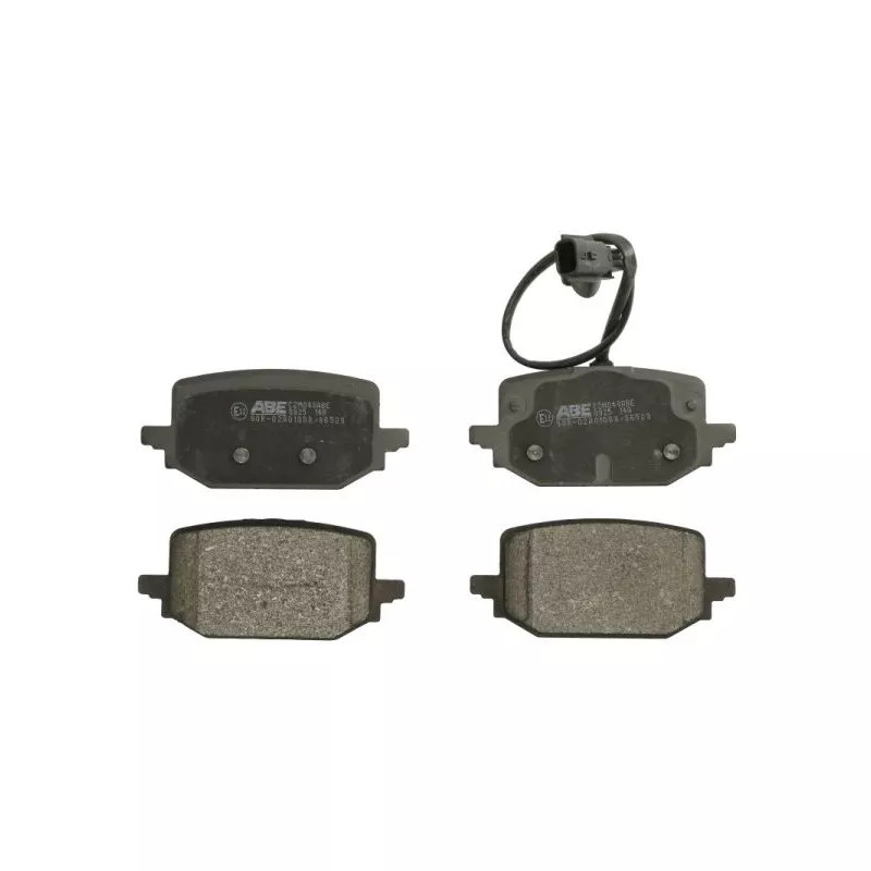 Jeu de 4 plaquettes de frein avant ABE C2M048ABE