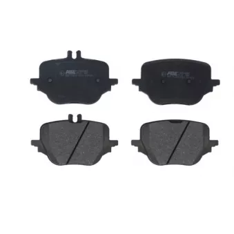 Jeu de 4 plaquettes de frein avant ABE