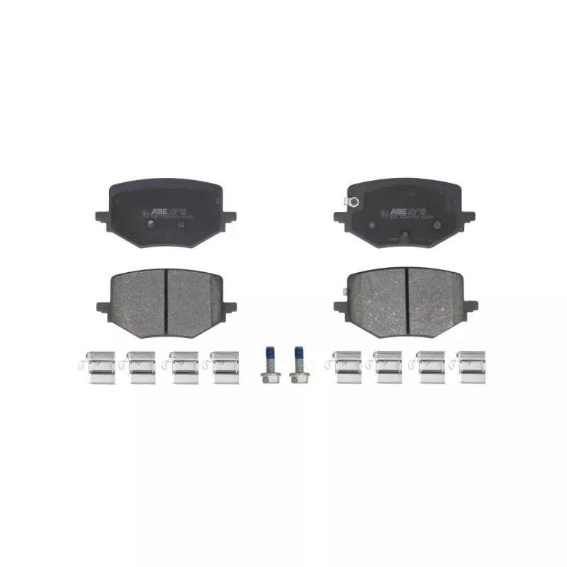 Jeu de 4 plaquettes de frein avant ABE C2R021ABE