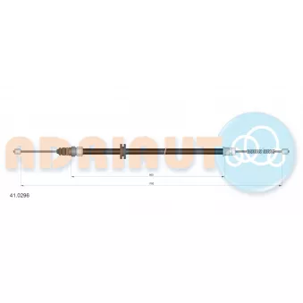 Tirette à câble, frein de stationnement ADRIAUTO