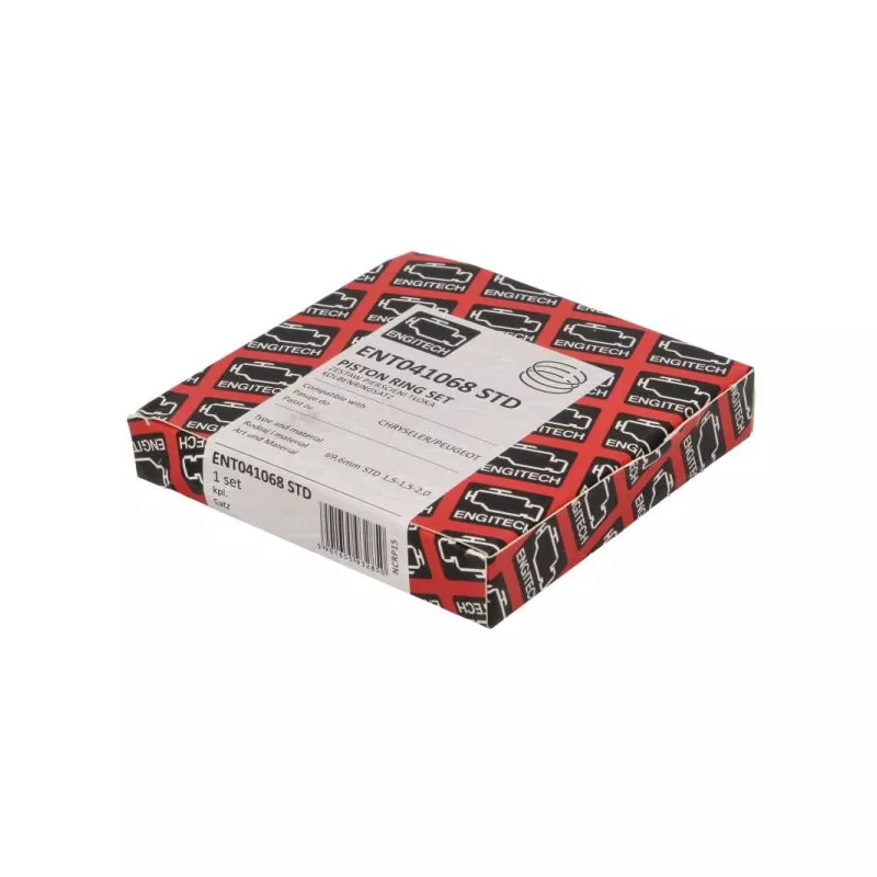 Jeu de segments de pistons ENGITECH ENT041068 STD
