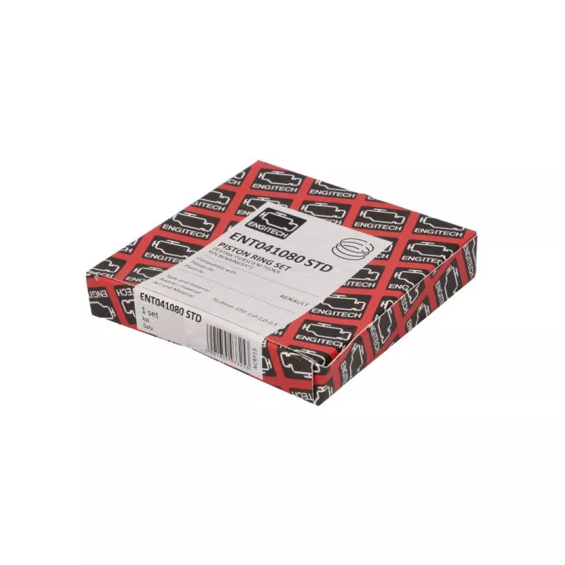 Jeu de segments de pistons ENGITECH ENT041080 STD