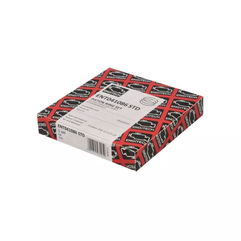 Jeu de segments de pistons ENGITECH ENT041086 STD