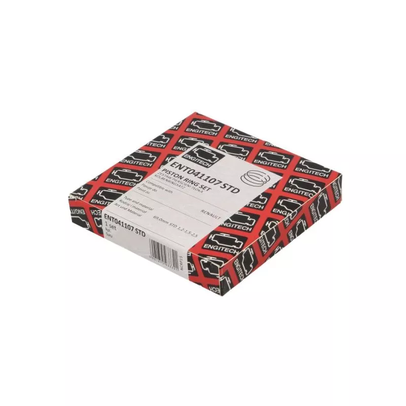 Jeu de segments de pistons ENGITECH ENT041107 STD