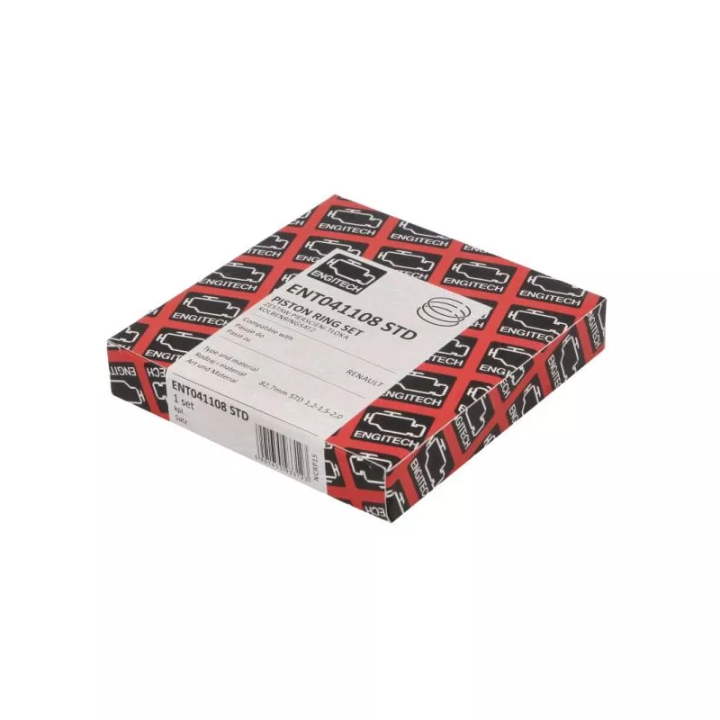 Jeu de segments de pistons ENGITECH ENT041108 STD