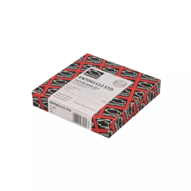 Jeu de segments de pistons ENGITECH ENT041112 STD