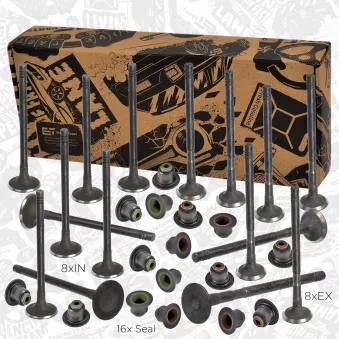 Kit de soupapes, soupapes d?admission/d?échappement ET ENGINETEAM