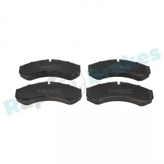 Jeu de 4 plaquettes de frein arrière RAP BRAKES