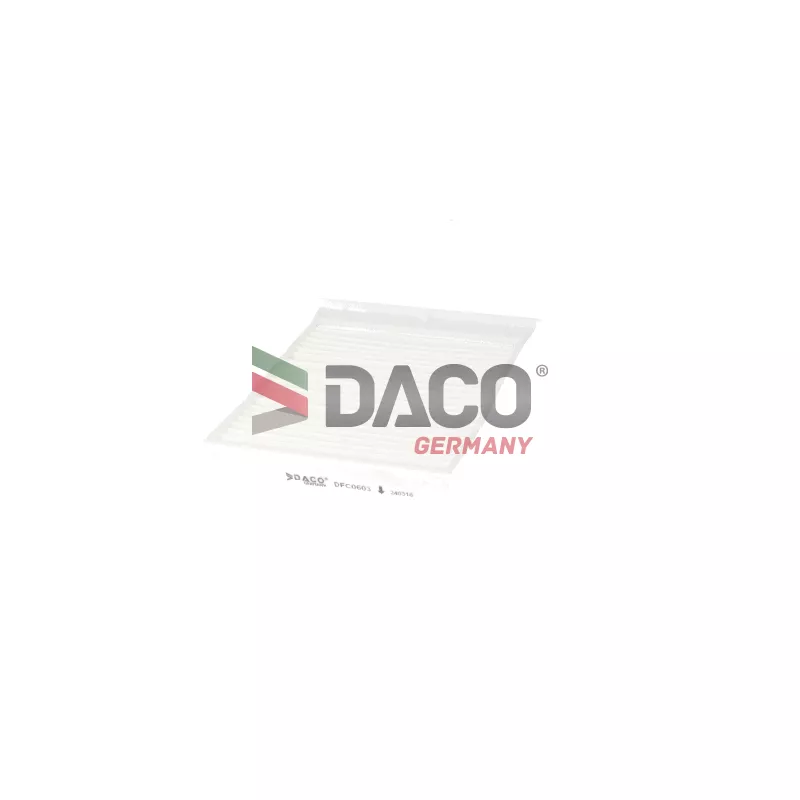Filtre, air de l'habitacle DACO Germany DFC0603