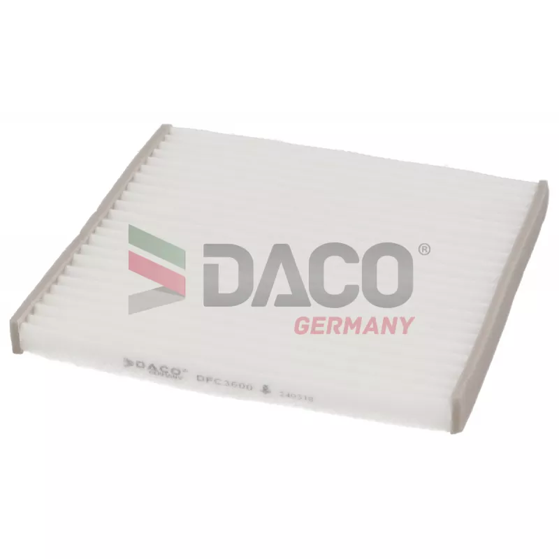 Filtre, air de l'habitacle DACO Germany DFC3600