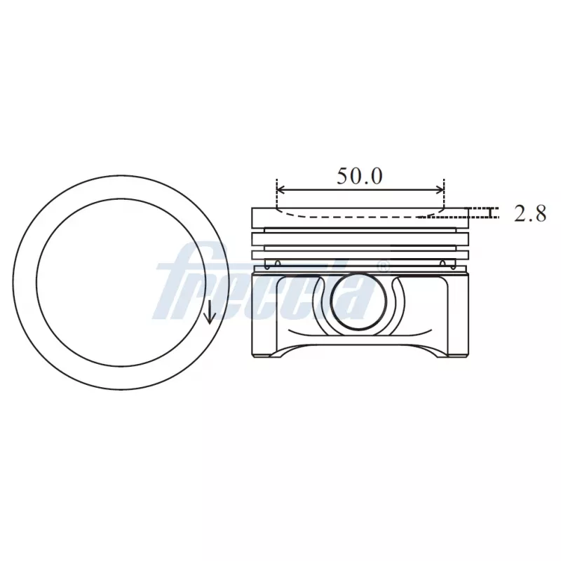 Piston FRECCIA FP23-100525