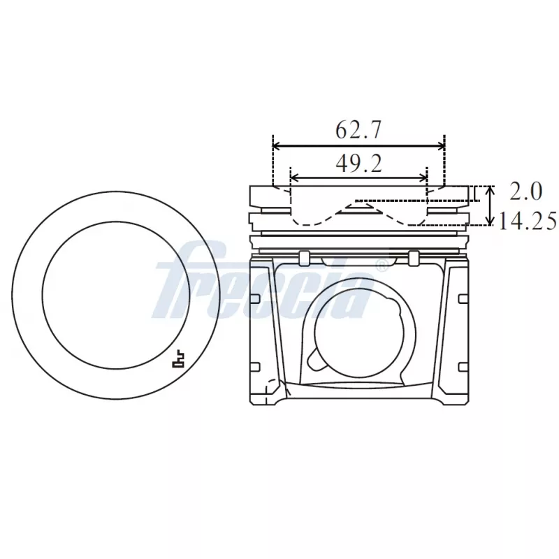Piston FRECCIA FP23-101300