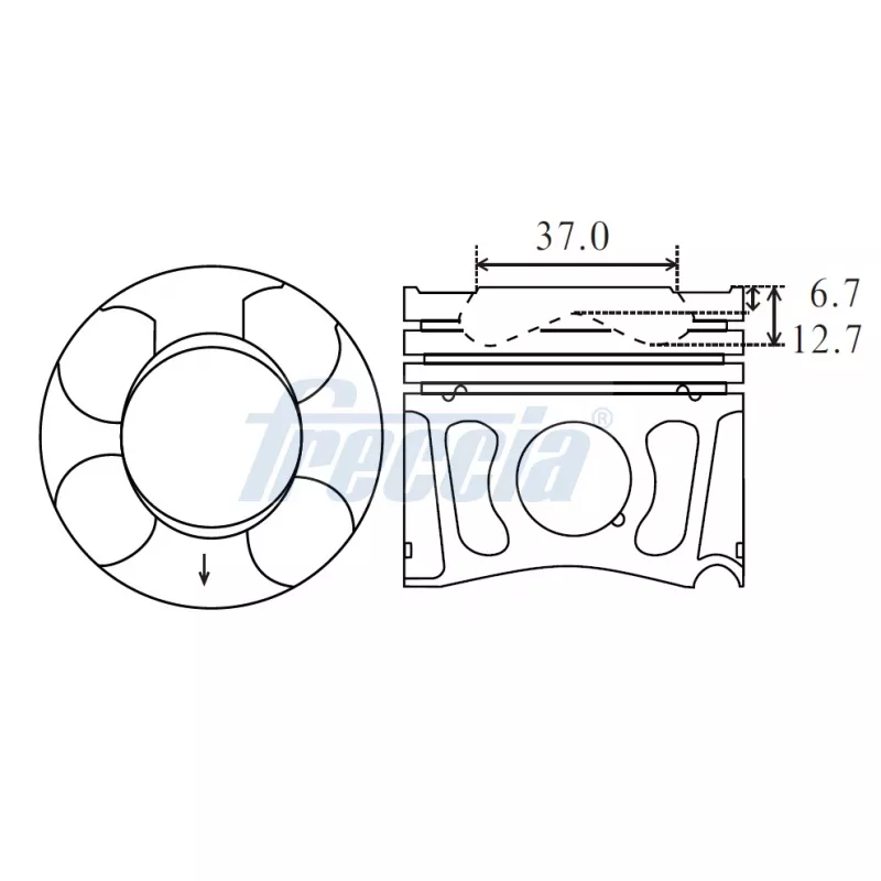 Piston FRECCIA FP23-101600