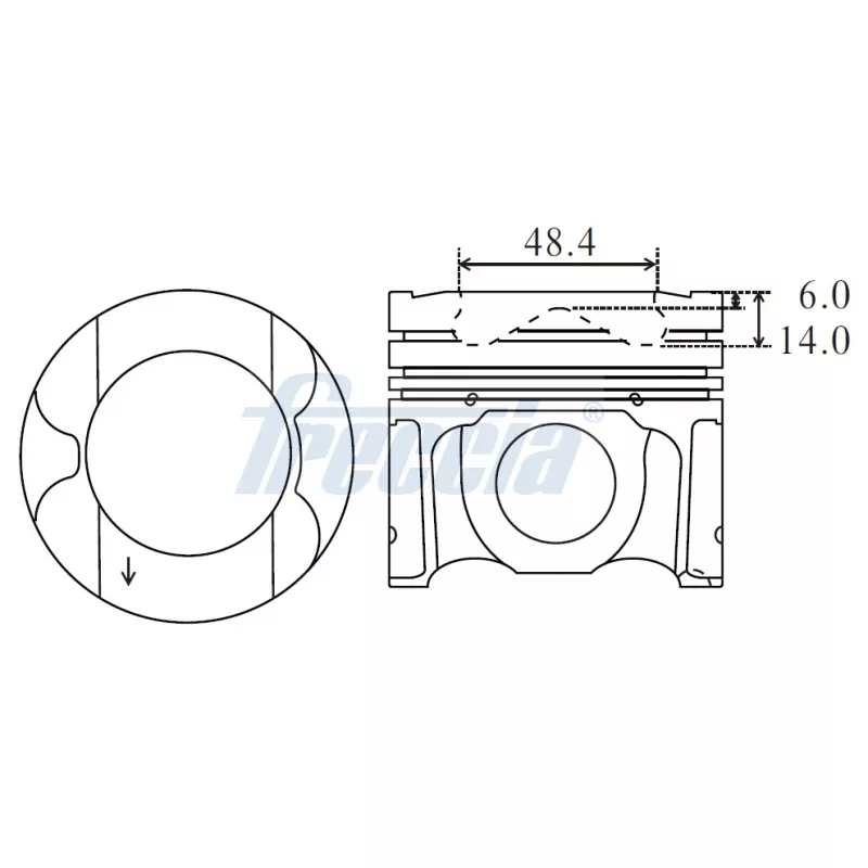 Piston FRECCIA FP23-102350