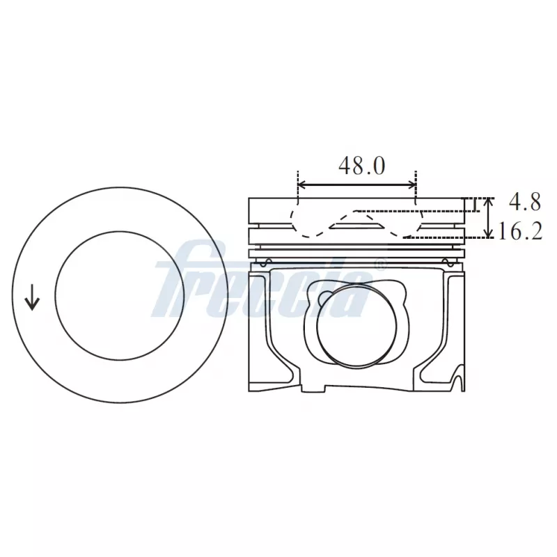 Piston FRECCIA FP23-104300