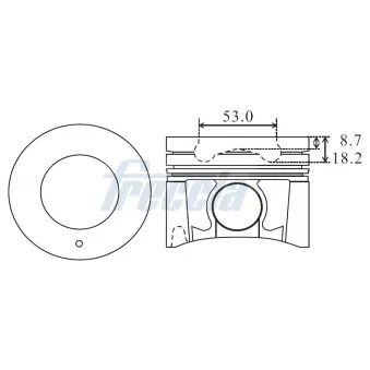Piston FRECCIA FP23-105100