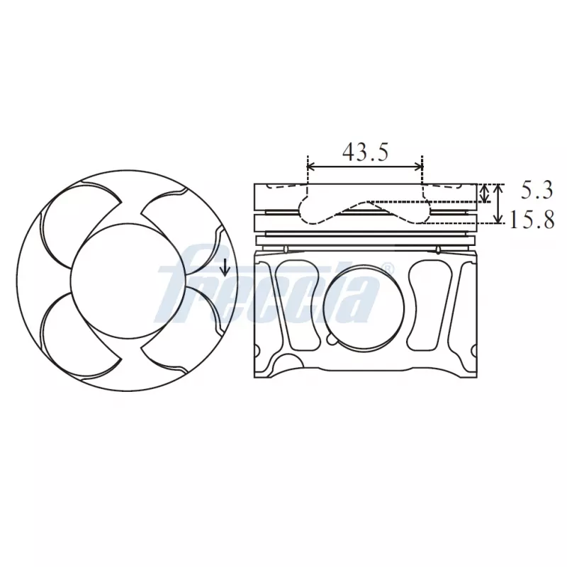 Piston FRECCIA FP23-105240
