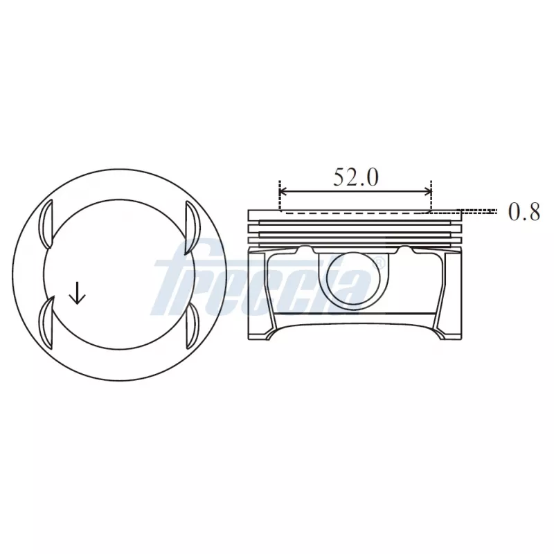 Piston FRECCIA FP23-105350