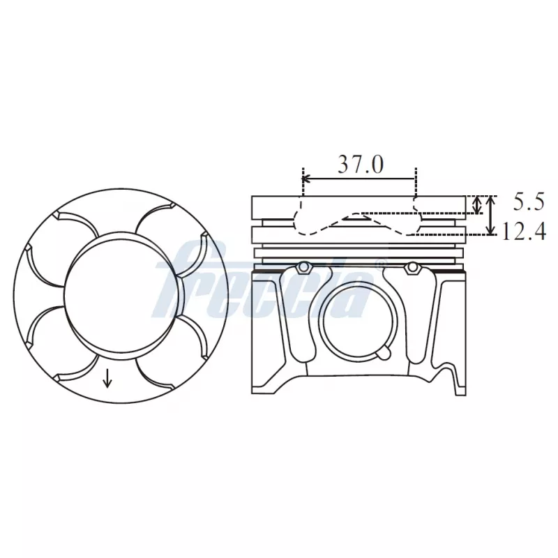 Piston FRECCIA FP23-105400