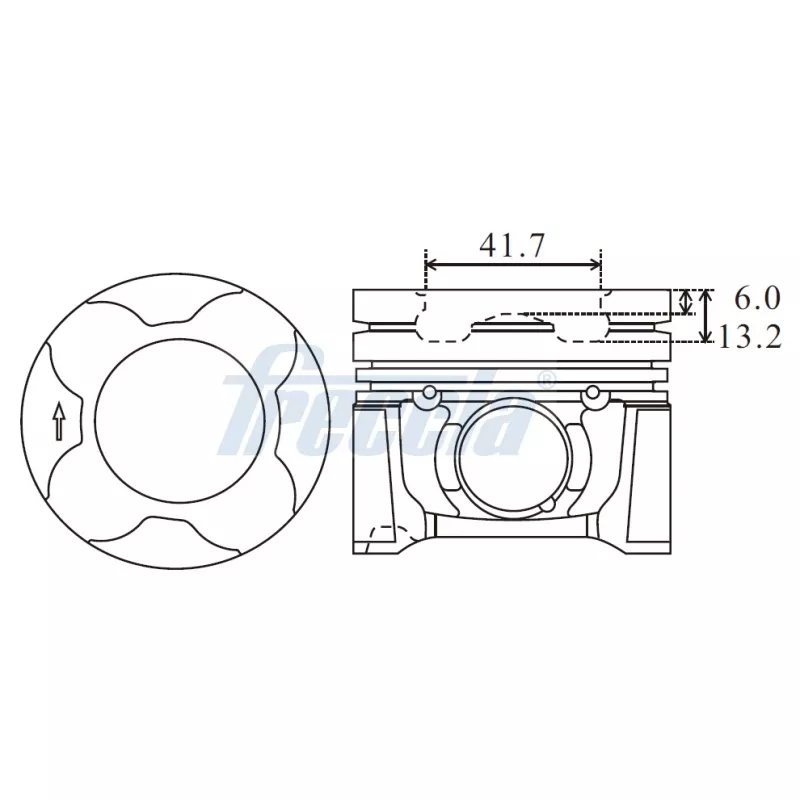 Piston FRECCIA FP23-106500