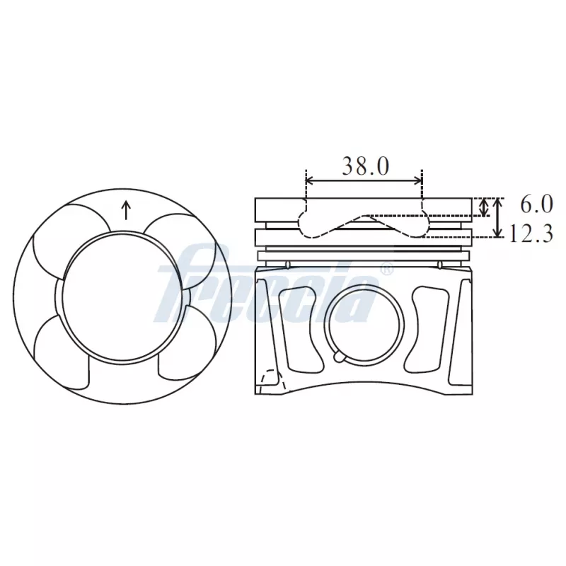 Piston FRECCIA FP23-106600