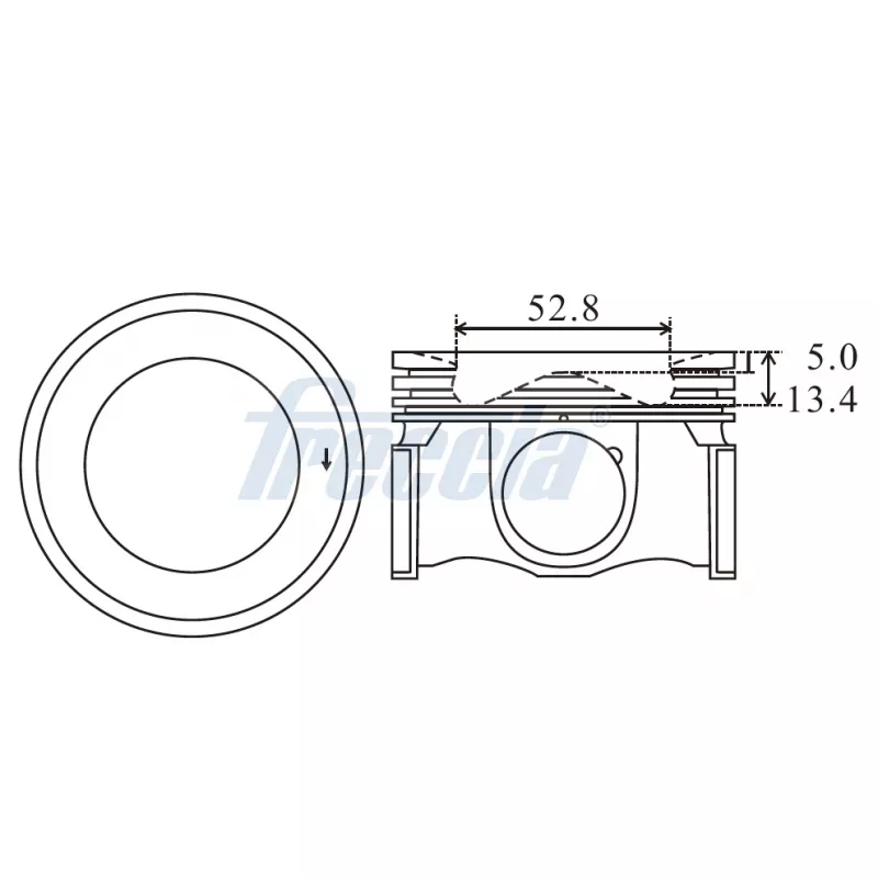 Piston FRECCIA FP23-106800