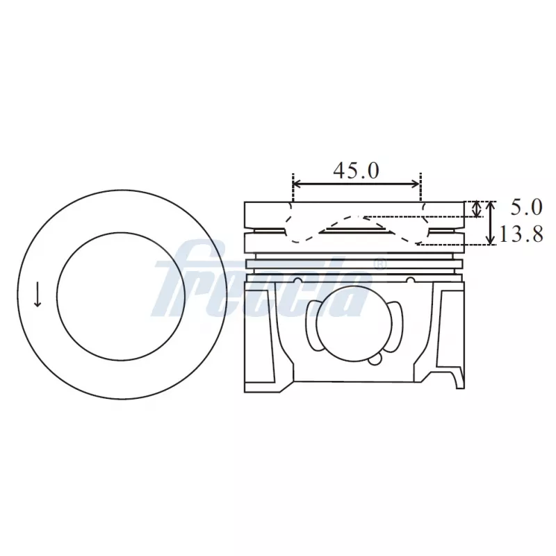 Piston FRECCIA FP23-106900