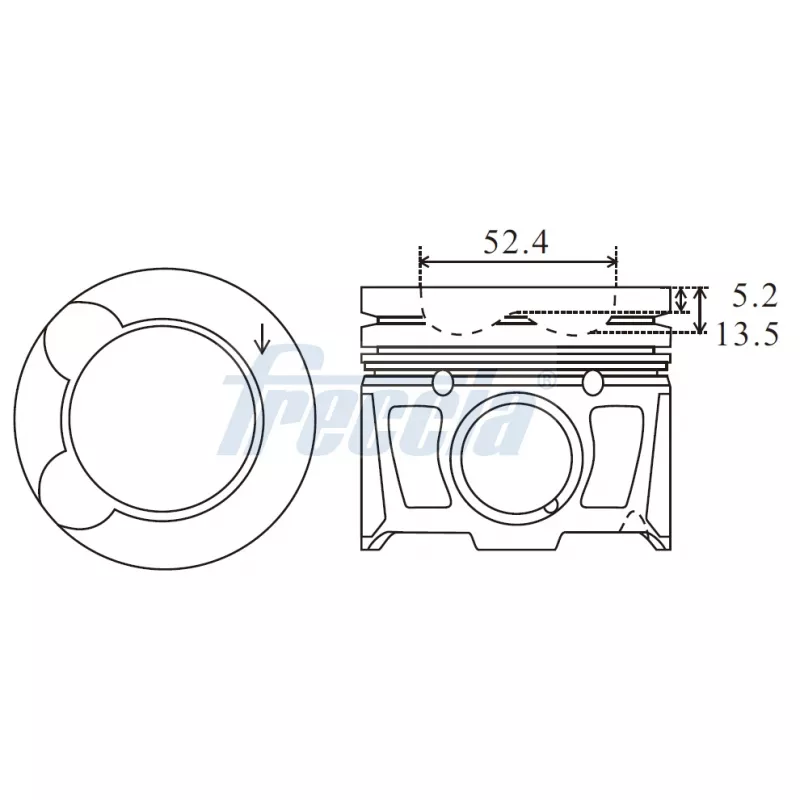 Piston FRECCIA FP23-107460