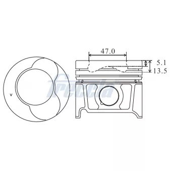 Piston FRECCIA FP23-107750