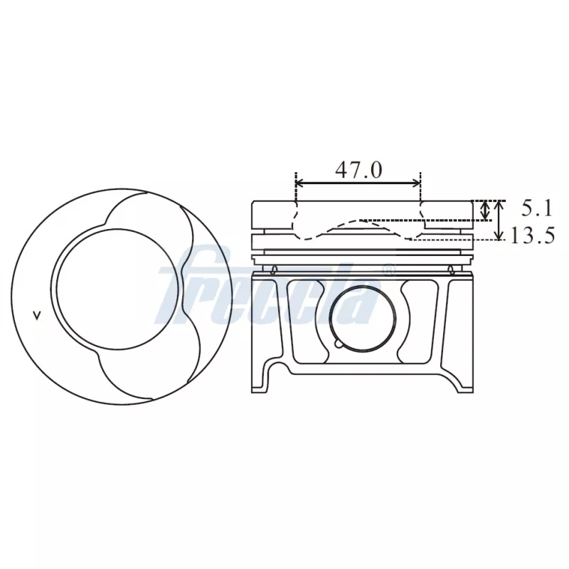 Piston FRECCIA FP23-107750