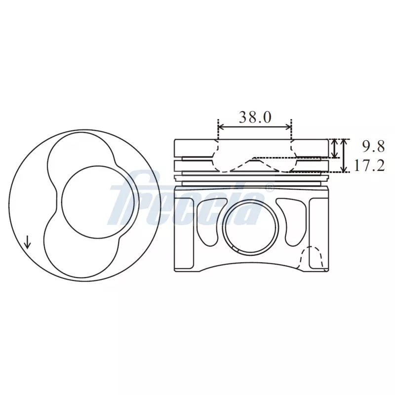 Piston FRECCIA FP23-110650