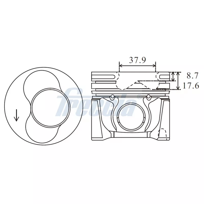 Piston FRECCIA FP23-110750