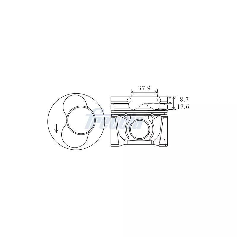 Piston FRECCIA FP23-110800