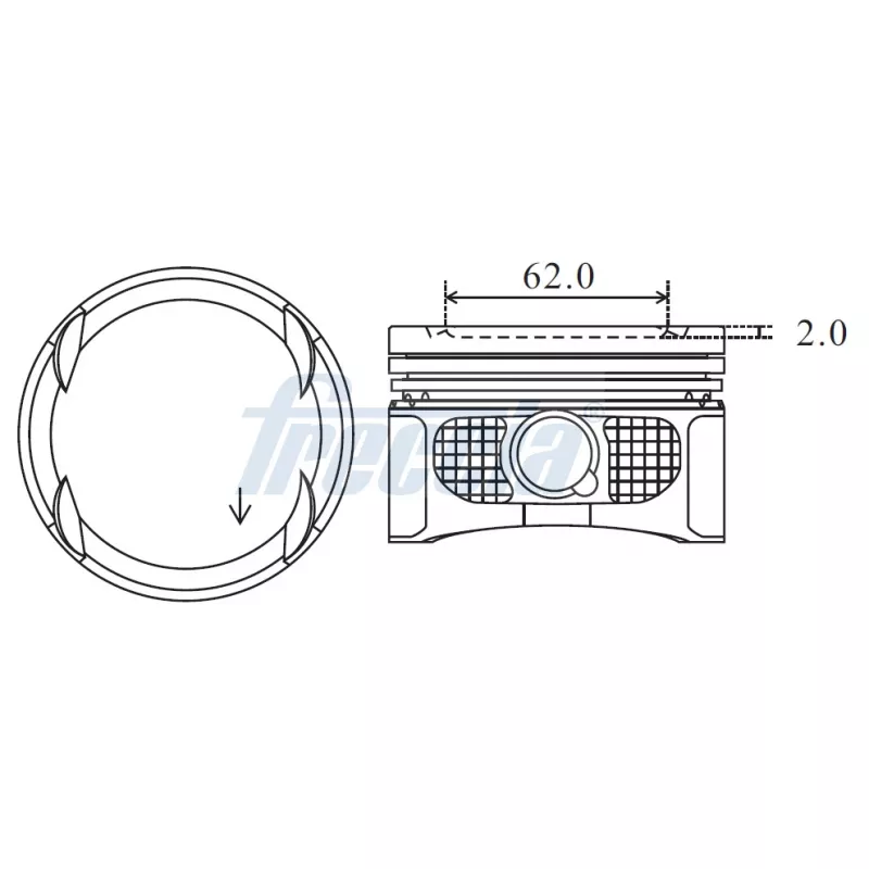 Piston FRECCIA FP23-111600