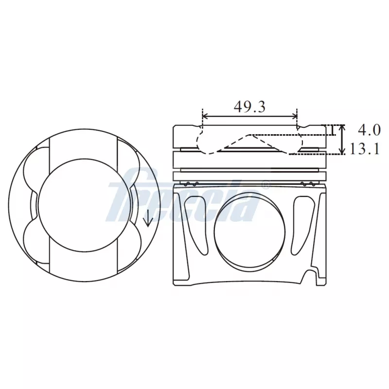 Piston FRECCIA FP23-112650