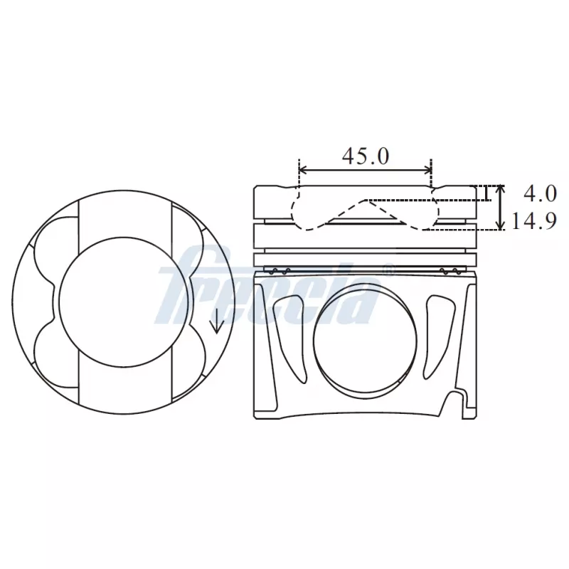 Piston FRECCIA FP23-112750